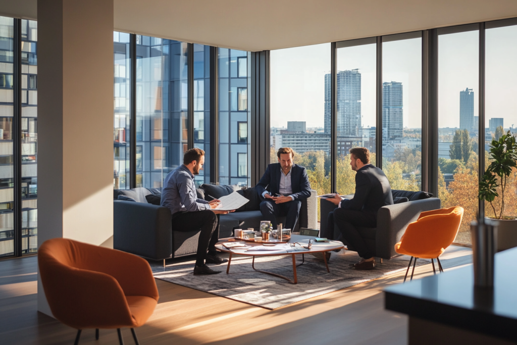 immobilienmakler meeting